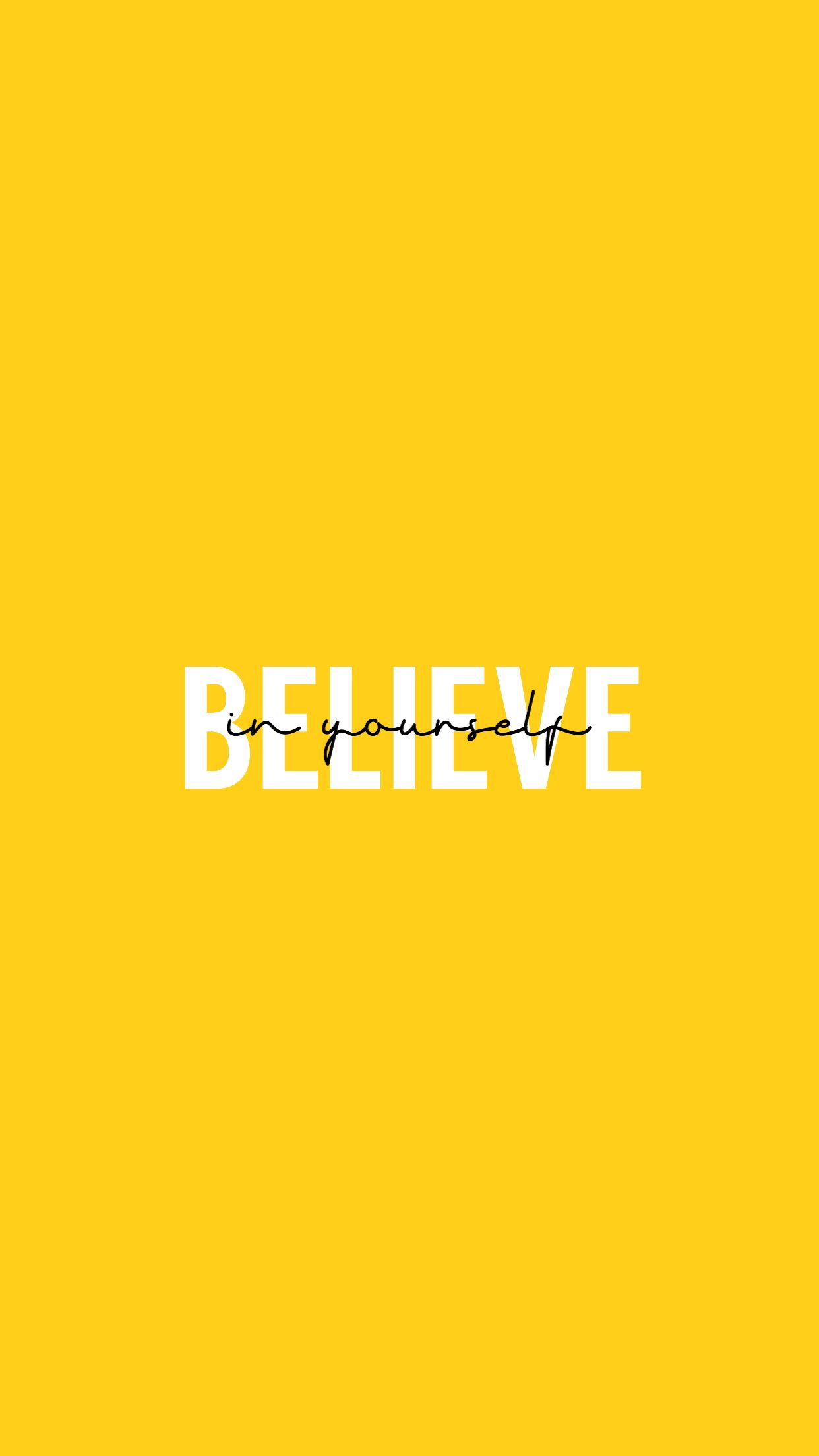 Believe In Yourself Wallpaper - Colorfulness , HD Wallpaper & Backgrounds