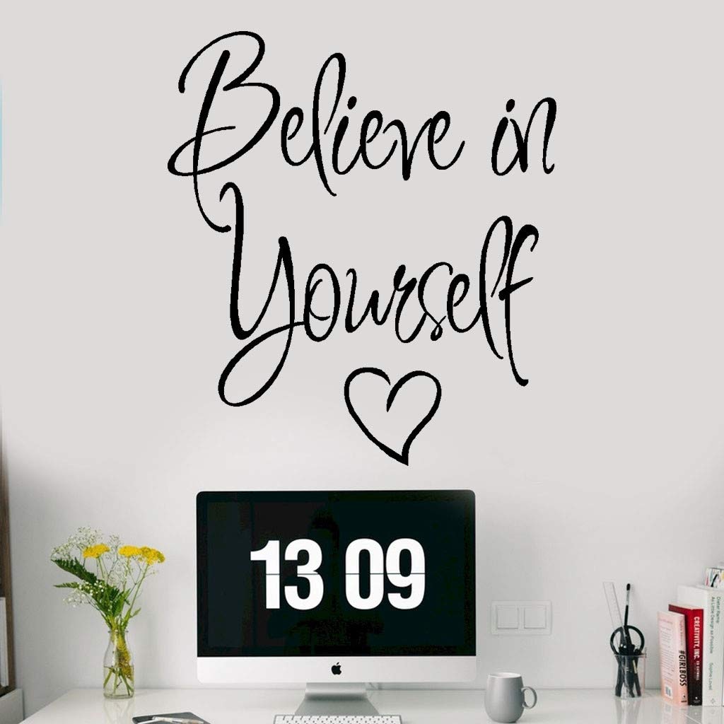 Believe In Yourself Office Inspirational Motivational - Office Workplace , HD Wallpaper & Backgrounds