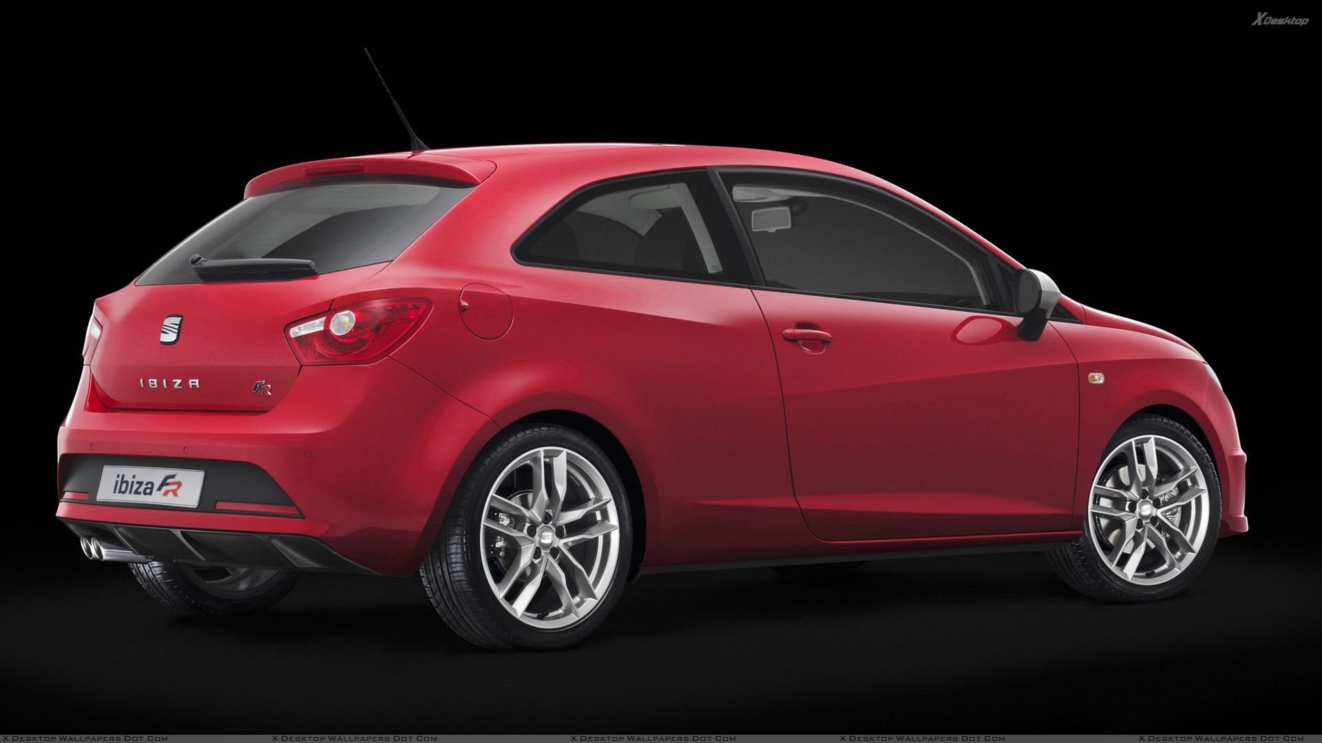 You Are Viewing Wallpaper Titled Seat Ibiza - Seat Ibiza 2017 Red , HD Wallpaper & Backgrounds