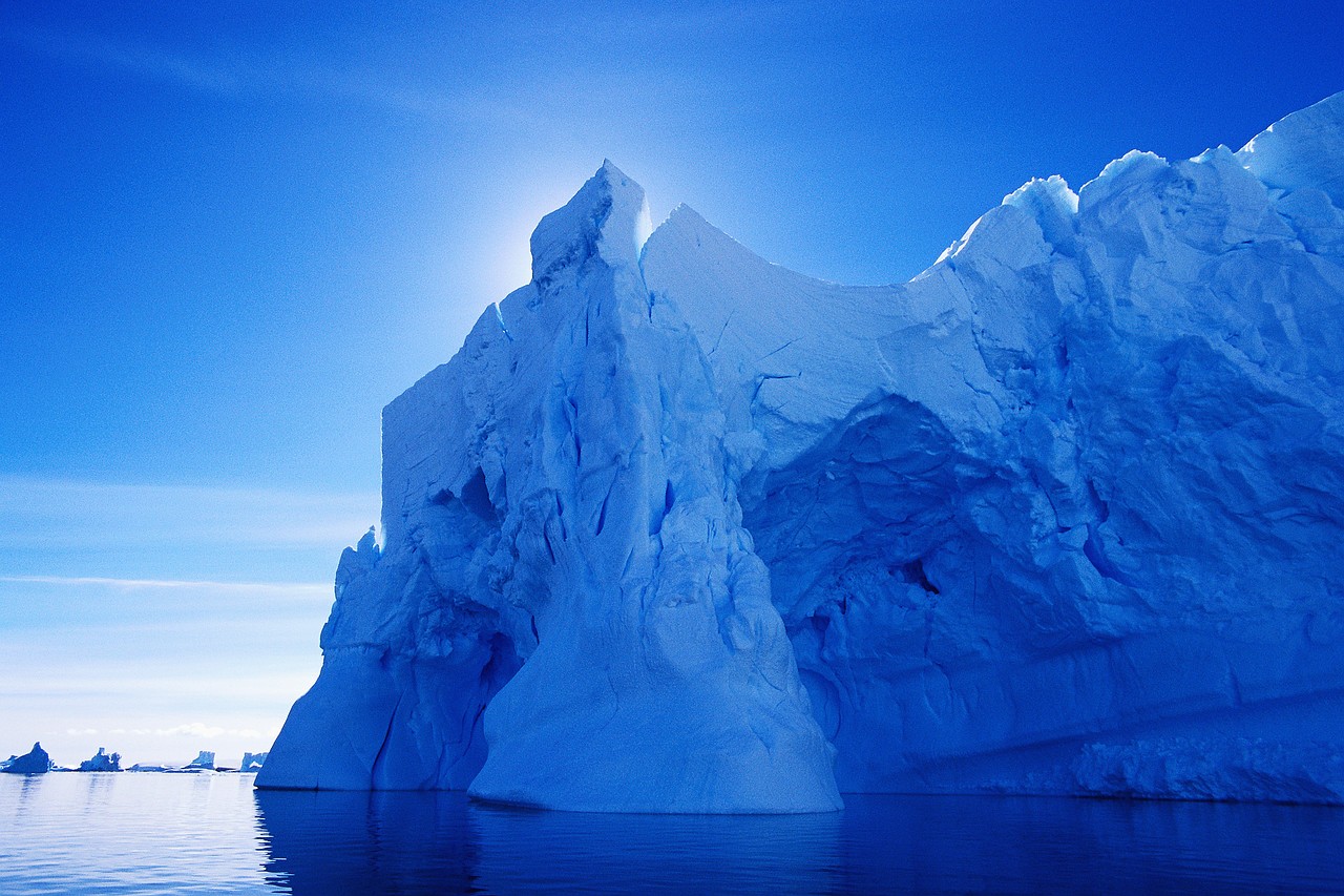Download Bright Blue Iceberg Water Wallpaper - Hot Or Cold Desert , HD Wallpaper & Backgrounds