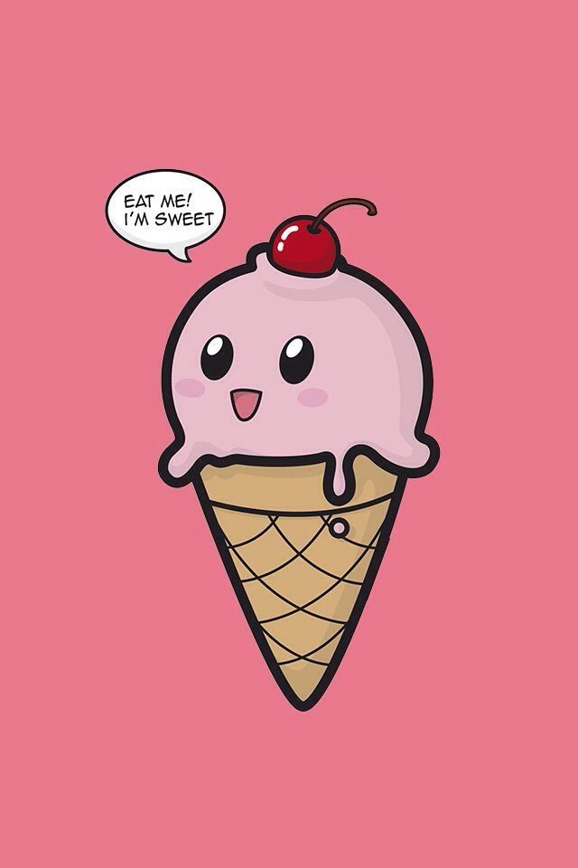 Cute Ice Cream Wallpaper - Scream You Scream Meme , HD Wallpaper & Backgrounds