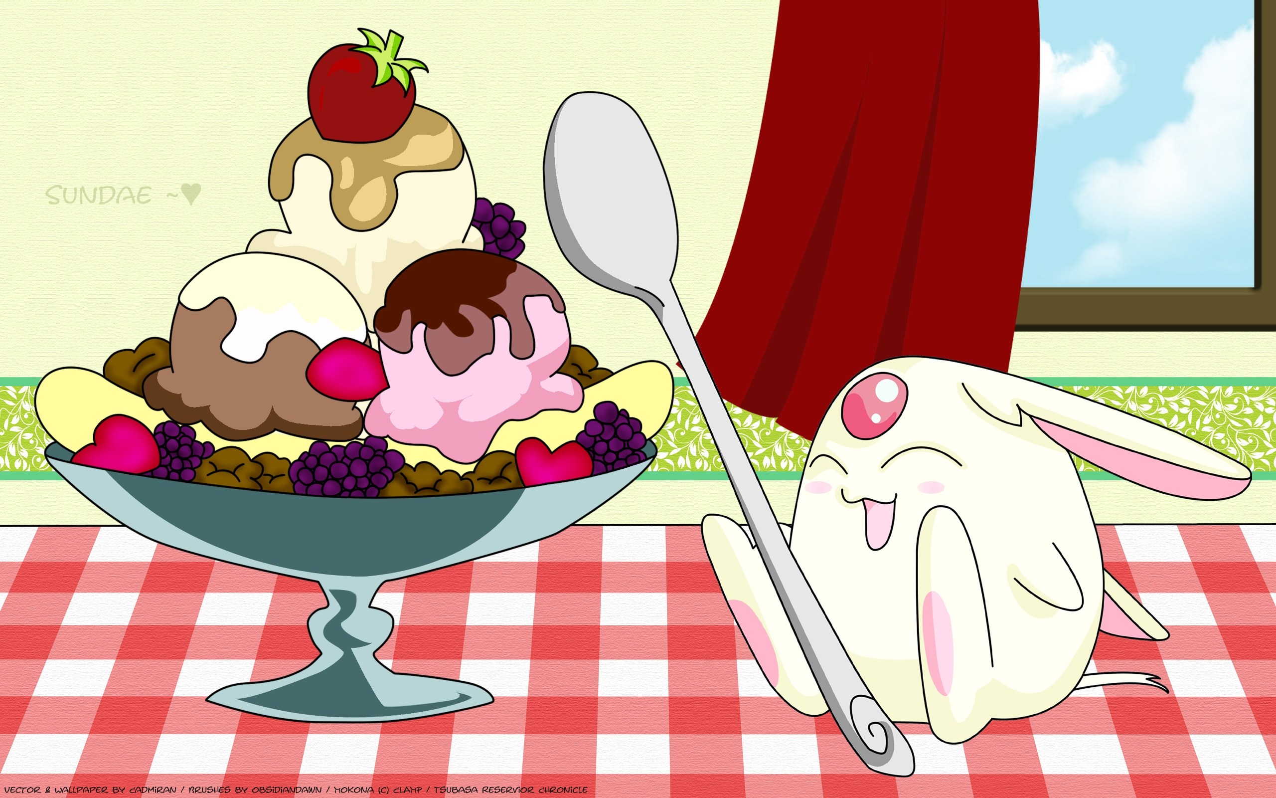 Download Free Cute Ice Cream Wallpapers Pixelstalk - Gambar Es Krim Anime , HD Wallpaper & Backgrounds