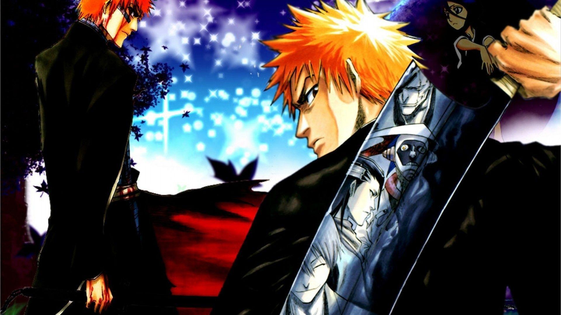 Ichigo Kurosaki Wallpaper Hd 721255 - Naruto And Ichigo Kurosaki , HD Wallpaper & Backgrounds