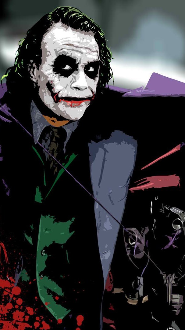 Heath Ledger Joker Wallpaper Iphone Wallpaper Iphone - Heath Ledger Joker Wallpaper Iphone , HD Wallpaper & Backgrounds