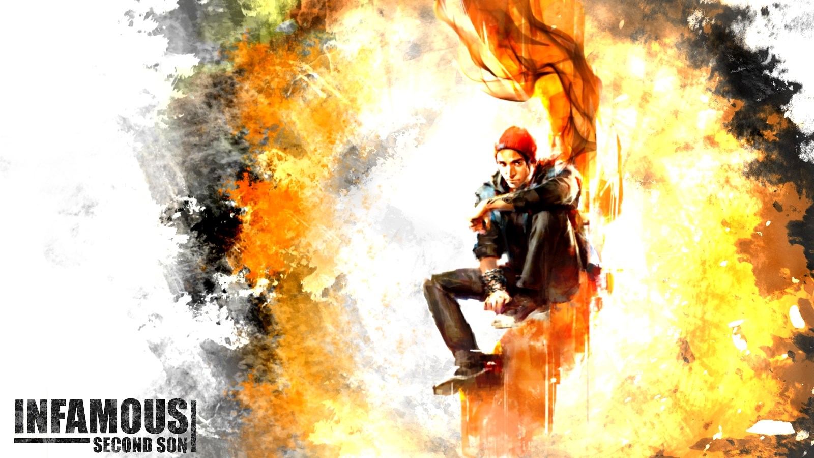 High Resolution Wallpapers Widescreen Infamous Second - Infamous Second Son Hd , HD Wallpaper & Backgrounds