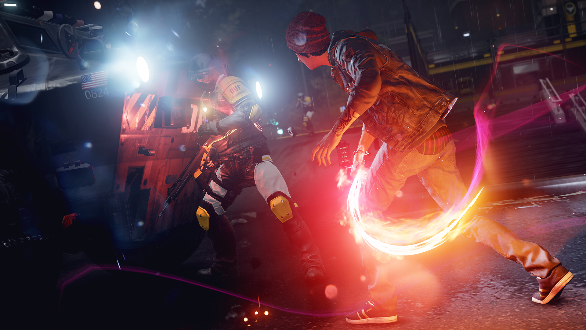 Enjoy Your Power To Slice Up Enemies With An Energy - Infamous Second Son 4k , HD Wallpaper & Backgrounds