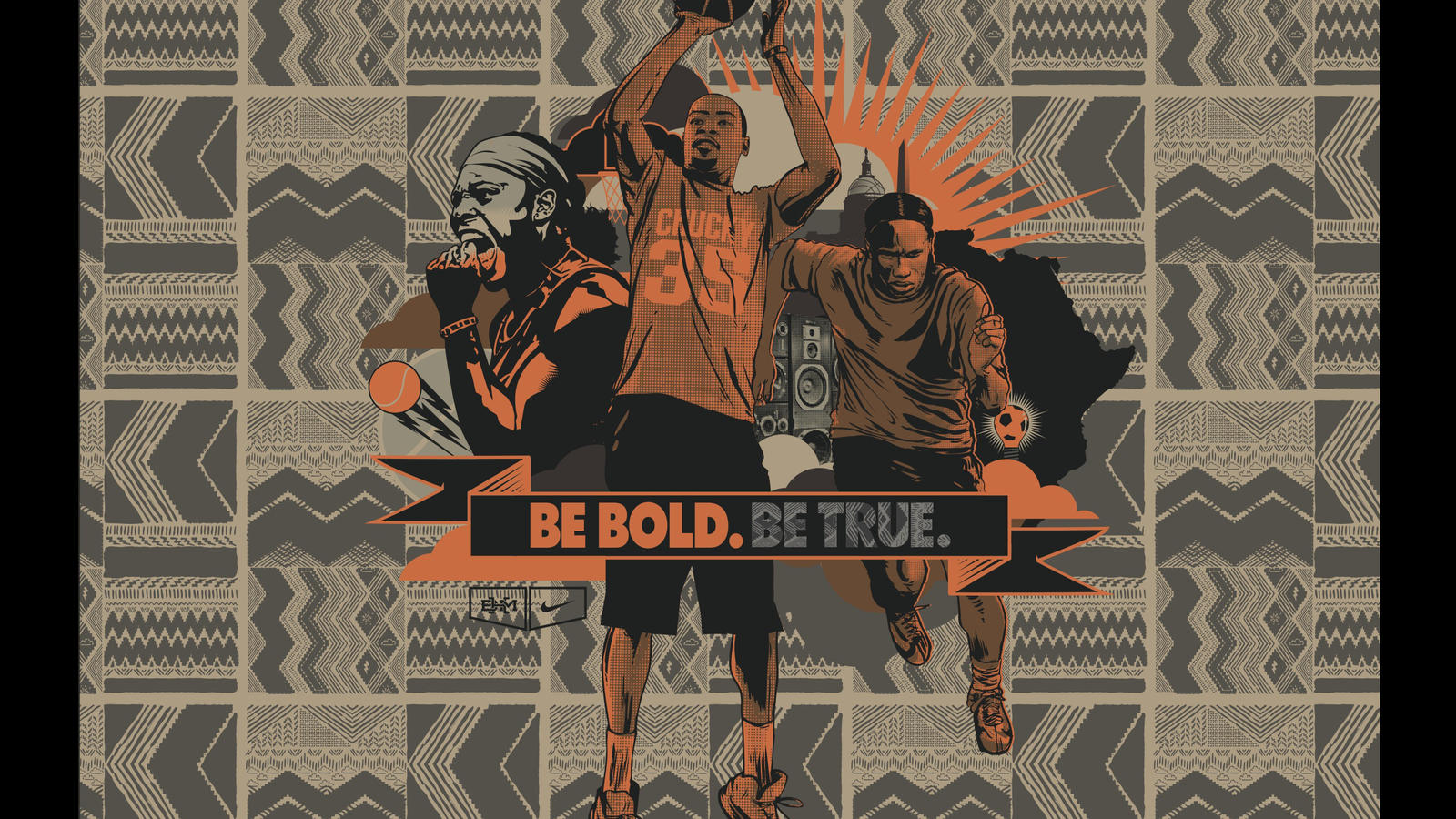 Nike Black History Month Wall Print - Black History Month Nike , HD Wallpaper & Backgrounds