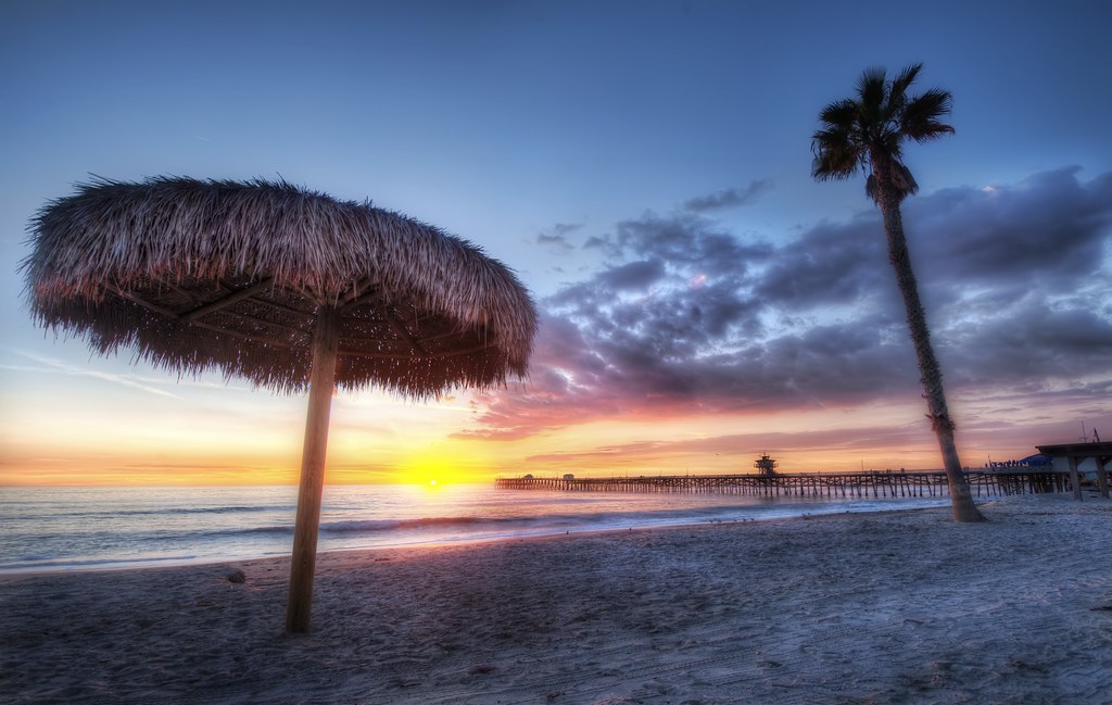 The Sunset In San Clemente California Win My Book Over - San Clemente , HD Wallpaper & Backgrounds