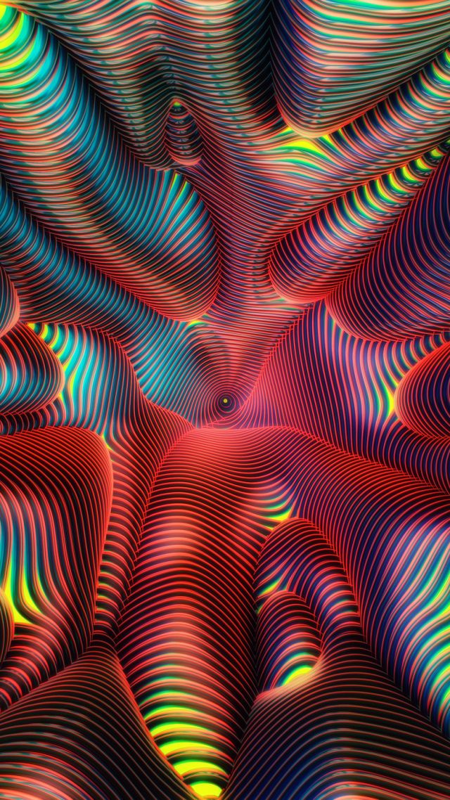 Abstract, Wormhole, Spiral - Travel Through The Wormhole Iphone , HD Wallpaper & Backgrounds