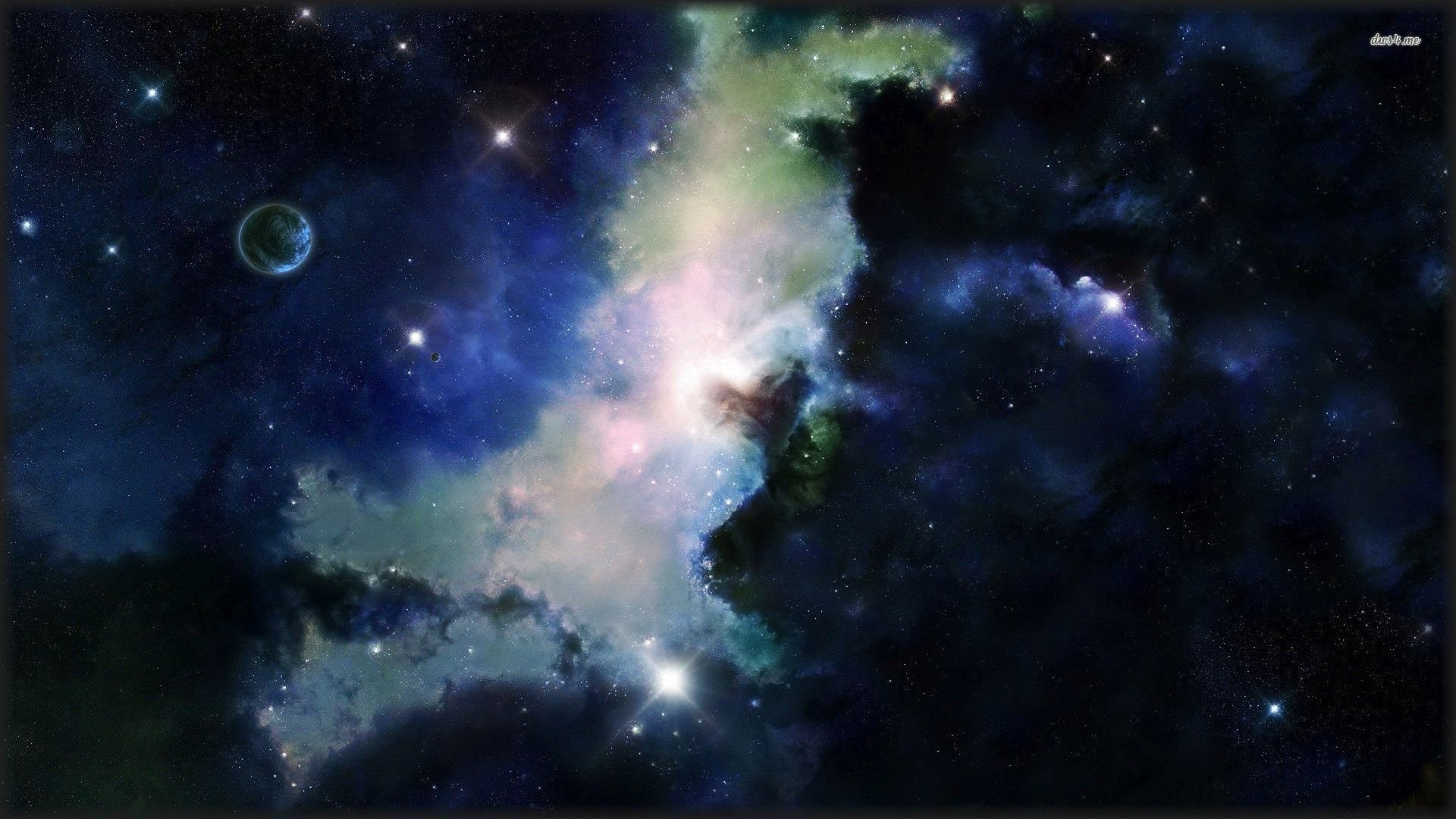 Interstellar Nebula Hd Wallpaper - Galaxy Fantasy Wallpaper Hd , HD Wallpaper & Backgrounds