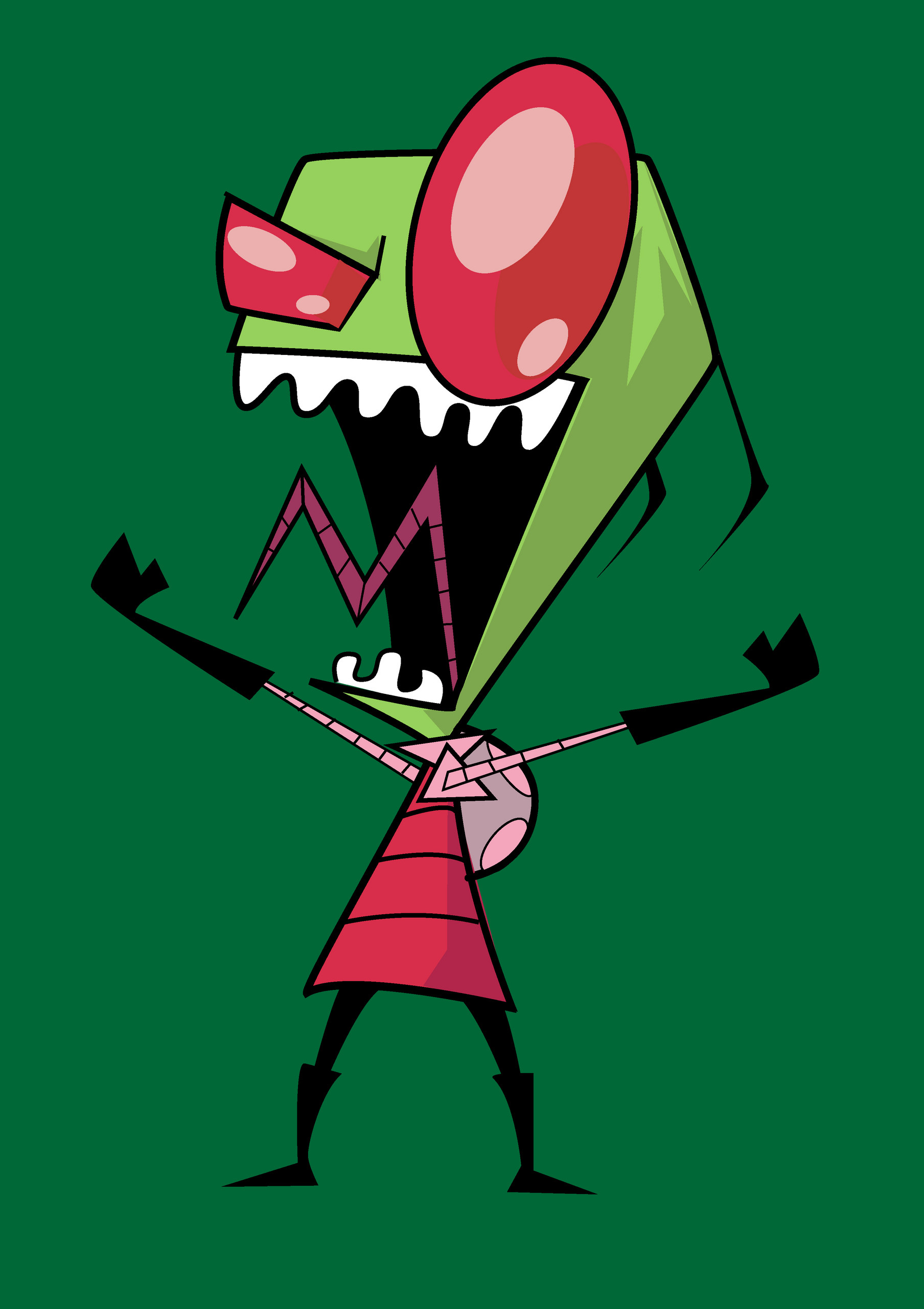 Zim And Gir Phone Wallpaper I Put Together In Photoshop - Lies When Will The Lies End , HD Wallpaper & Backgrounds