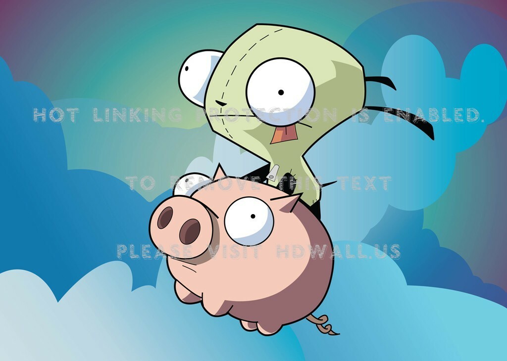 9 Gir Hd Wallpapers - Invader Zim Gir Piggy , HD Wallpaper & Backgrounds