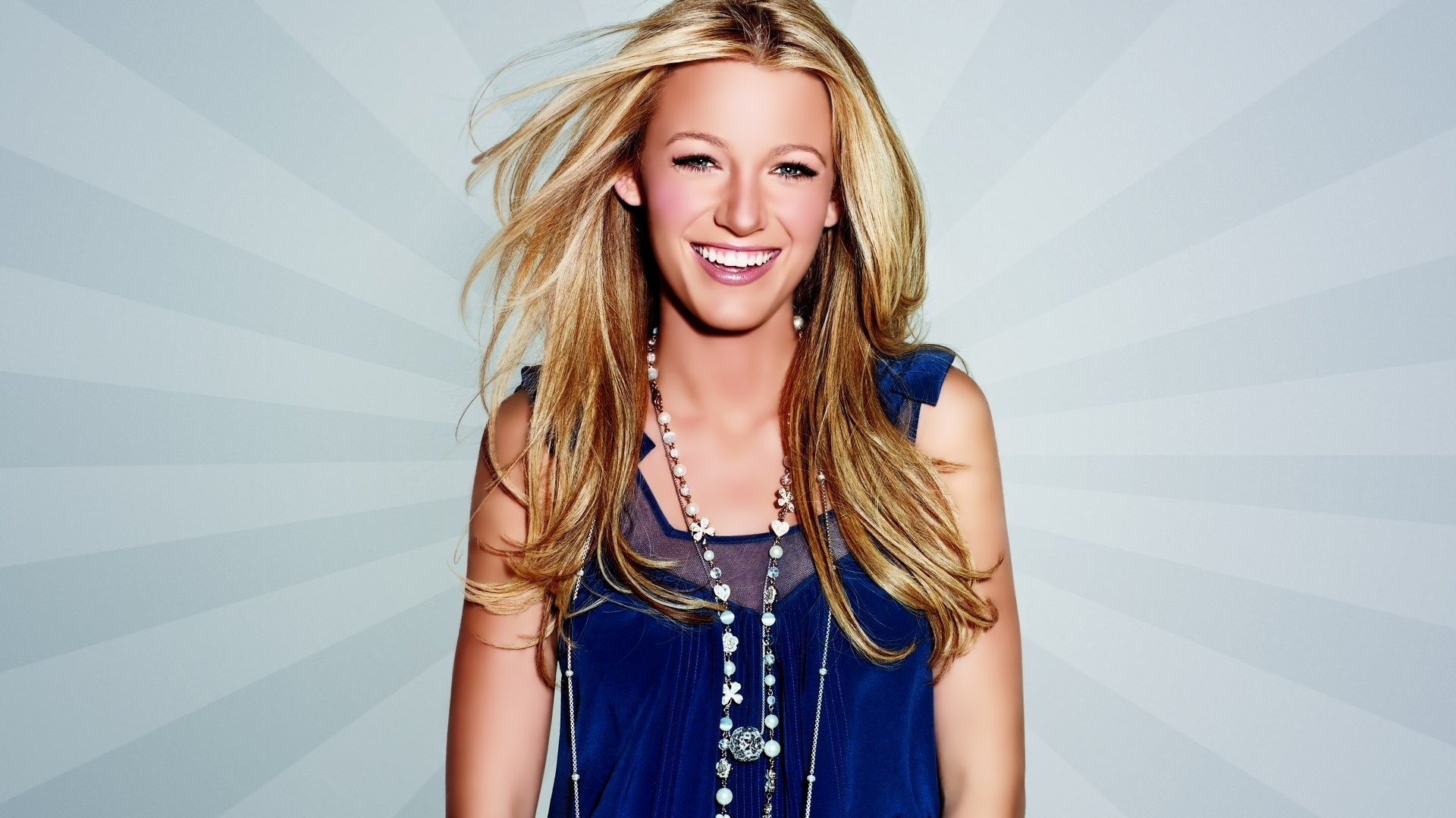 Blake Lively - Blake Lively Middle Part , HD Wallpaper & Backgrounds