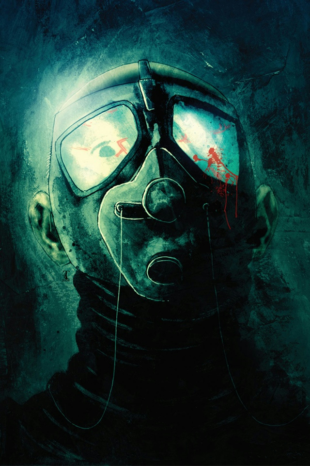 Dead Space Iphone Wallpaper - Dead Space Gas Mask , HD Wallpaper & Backgrounds