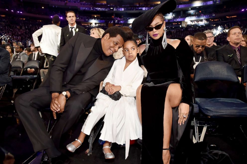 Jay Z, Daughter Blue Ivy Carter And Wife Beyonce Attend - Blue Ivy Grammys 2018 , HD Wallpaper & Backgrounds