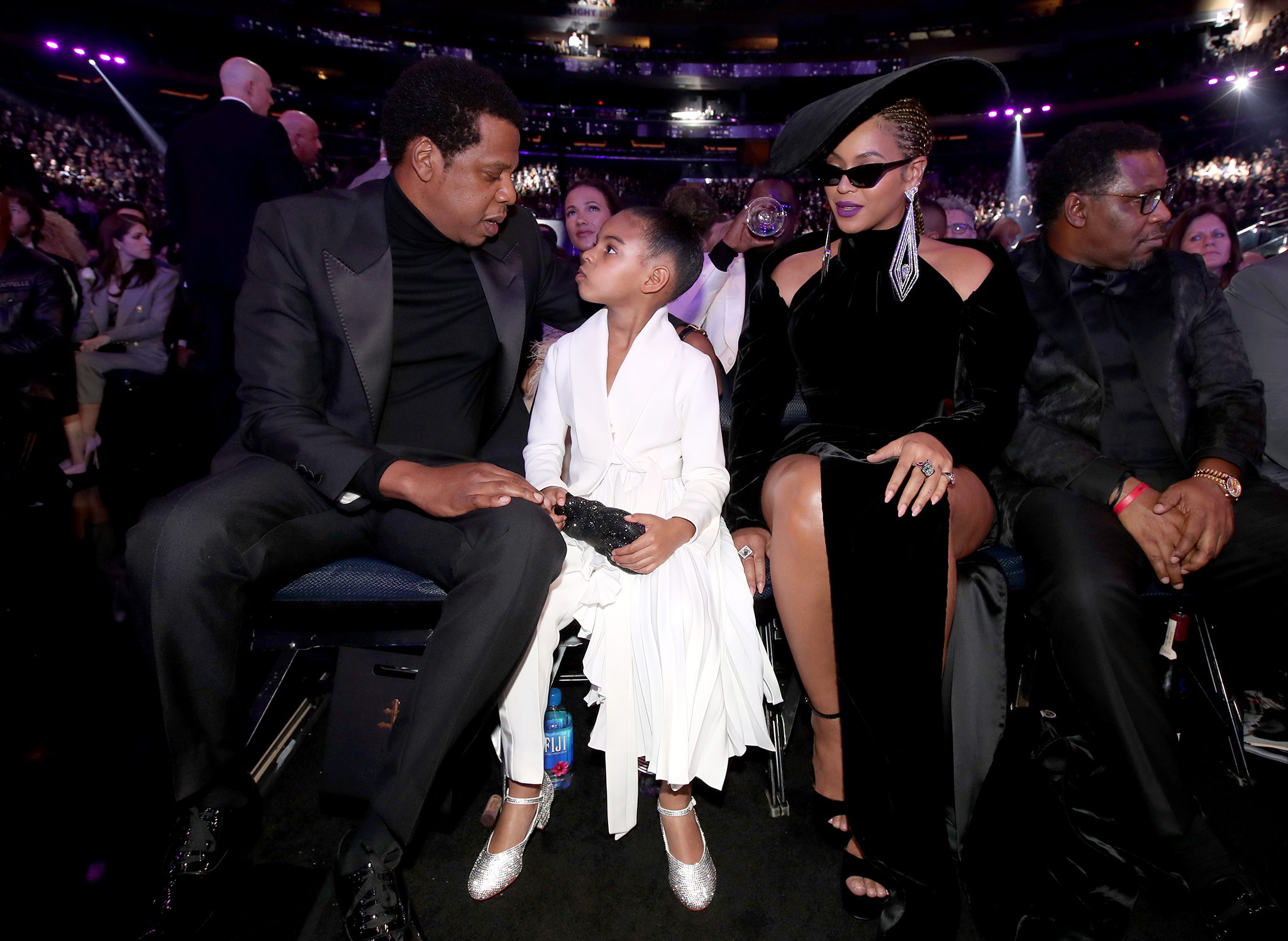 Jay-z, Blue Ivy And Beyonce Attend The 60th Annual - Blue Ivy Grammys 2018 , HD Wallpaper & Backgrounds