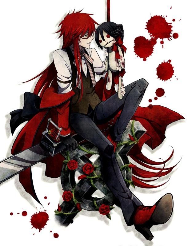I Might Make One Of Those Dolls And See How Many People - Black Butler Grell Sutcliff , HD Wallpaper & Backgrounds