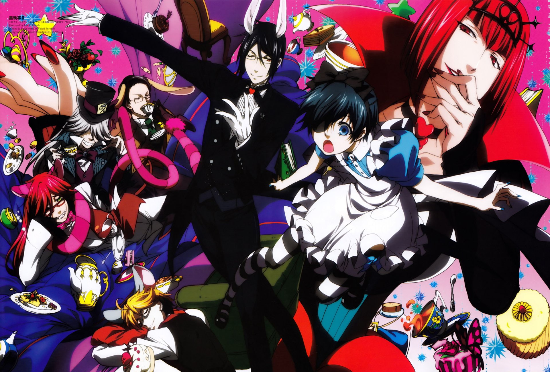 Anime, Black Butler, Angelina Durless, Ciel Phantomhive, - Black Butler Pics Undertaker And Sebastian , HD Wallpaper & Backgrounds