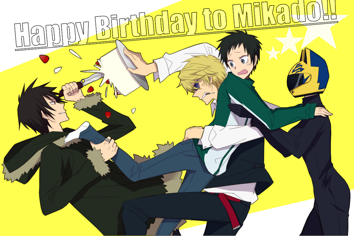 Durarara Images Drrr Wallpaper Hd Wallpaper And Background - Durarara Shizuo X Mikado X Izaya , HD Wallpaper & Backgrounds