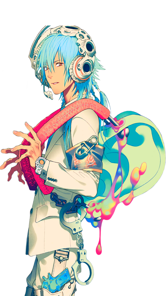 Messed Around With The Colour Levels And Really Liked - Dramatical Murders Aoba Render , HD Wallpaper & Backgrounds