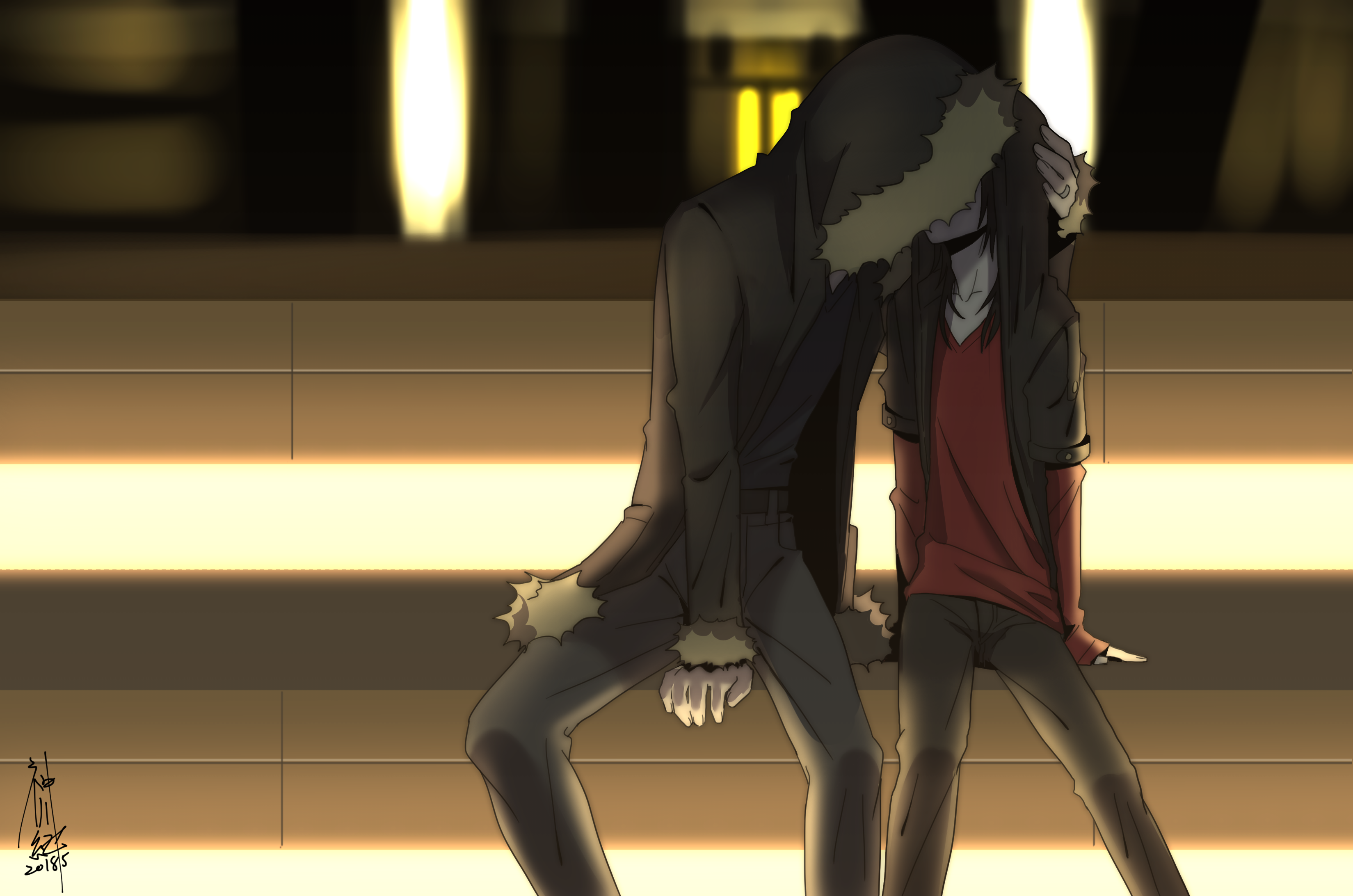 Tei Azuma Izaya Orihara Durarara Anime Yaoi Wallpaper Izaya