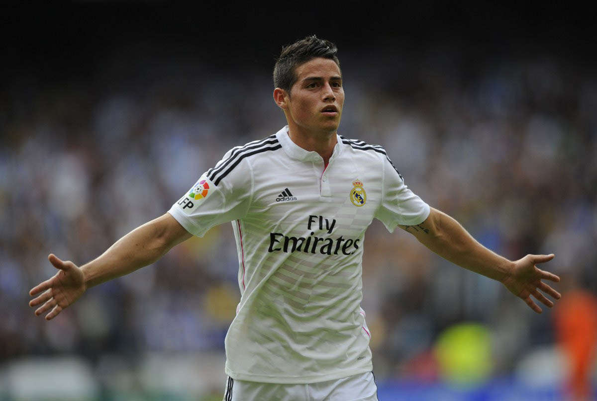 James Rodriguez Hd Wallpaper - Real Madrid 2014 15 , HD Wallpaper & Backgrounds