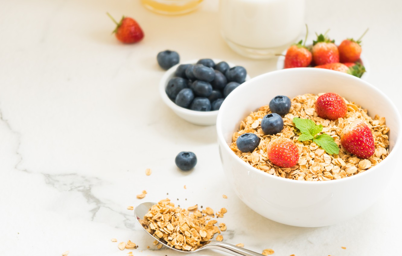Photo Wallpaper Food, Breakfast, Cereal - Cereal , HD Wallpaper & Backgrounds