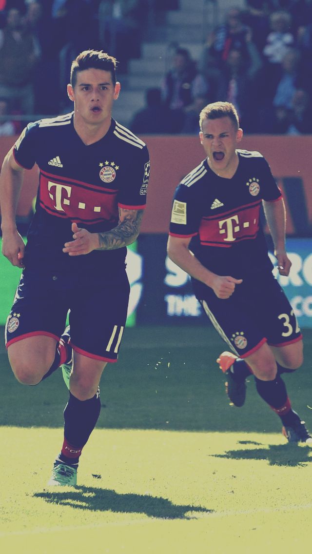 James & Kimmich, 2nd And 3rd Favourite Football Is - Joshua Kimmich And James Rodriguez , HD Wallpaper & Backgrounds