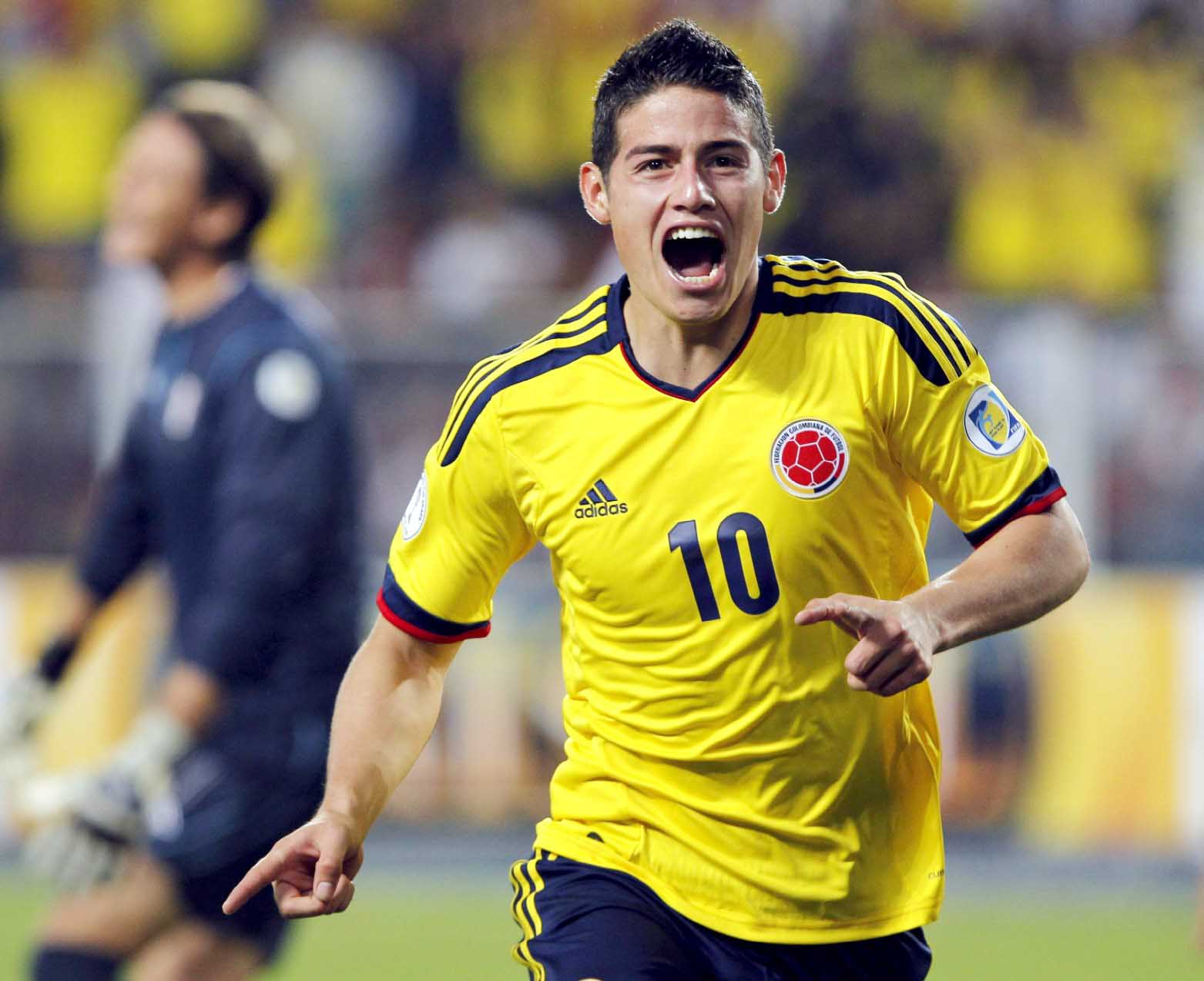Sport James Rodriguez Colombia Fifa World Cup Computer - James Rodriguez Joven , HD Wallpaper & Backgrounds