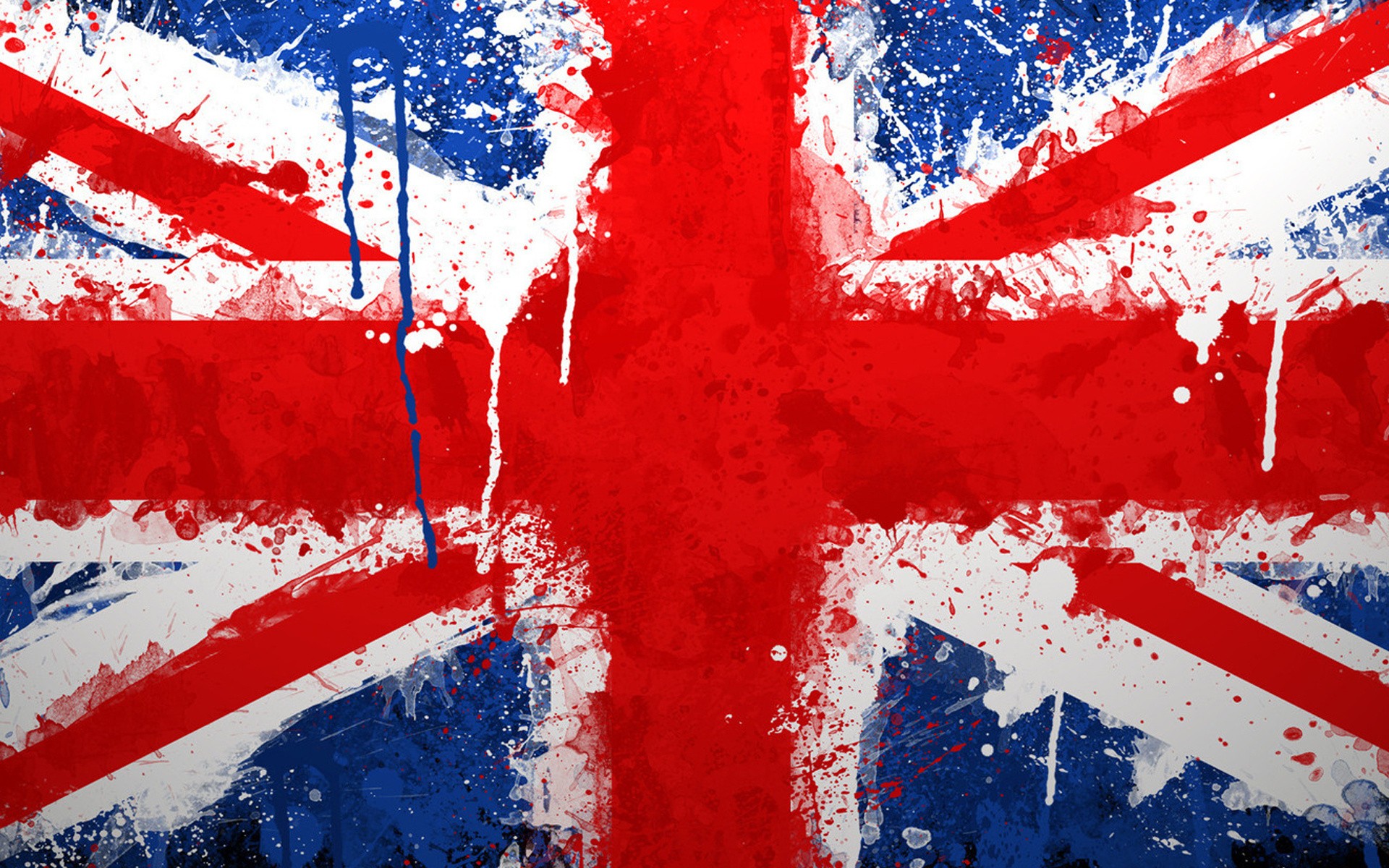 Download Wallpaper England, Flag, Paints Free Desktop - British Flag , HD Wallpaper & Backgrounds