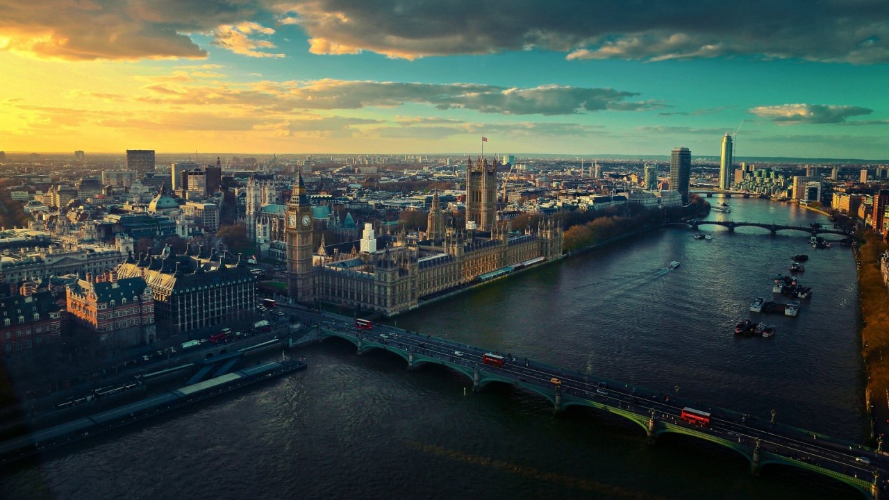 Originalhd Río Támesis Big Ben Inglaterra Wallpapers - River Thames Desktop , HD Wallpaper & Backgrounds