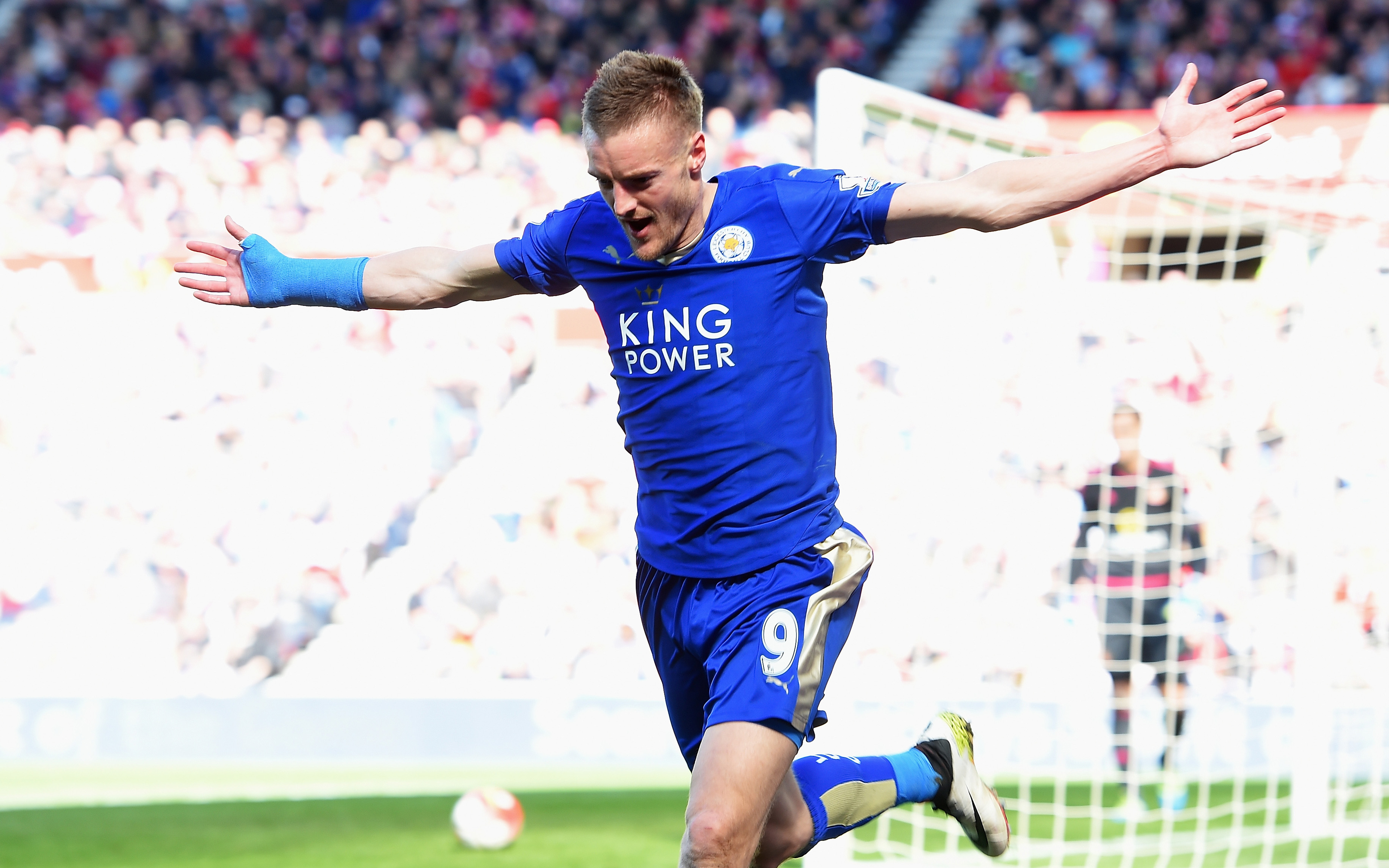 Jamie Vardy, English Footballer, 4k, Leicester City, - Leicester City 2 0 Sunderland , HD Wallpaper & Backgrounds