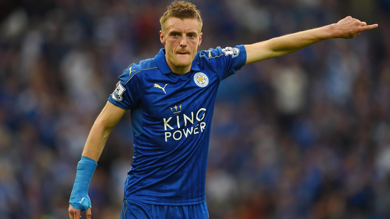 Jamie Vardy Of Leicester City - Jamie Vardy Signs For Leicester , HD Wallpaper & Backgrounds