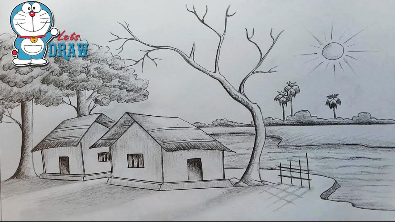 Featured image of post How To Draw A Natural Scenery - Flowers, trees and landscapes with the following easy steps are intended for beginners and kids.