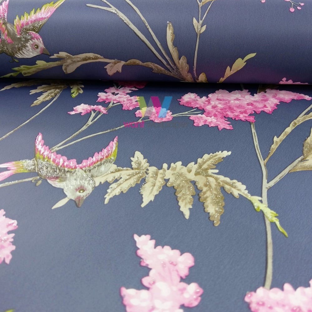 Holden Jasmine Floral Pattern Wallpaper Bird Flower - Holden Decor , HD Wallpaper & Backgrounds