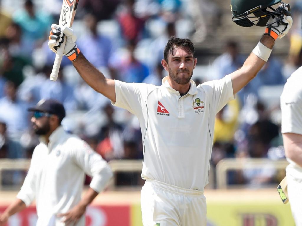 Maxwell Played Two Of Australia's Four Tests In India - Glenn Maxwell Vs India , HD Wallpaper & Backgrounds