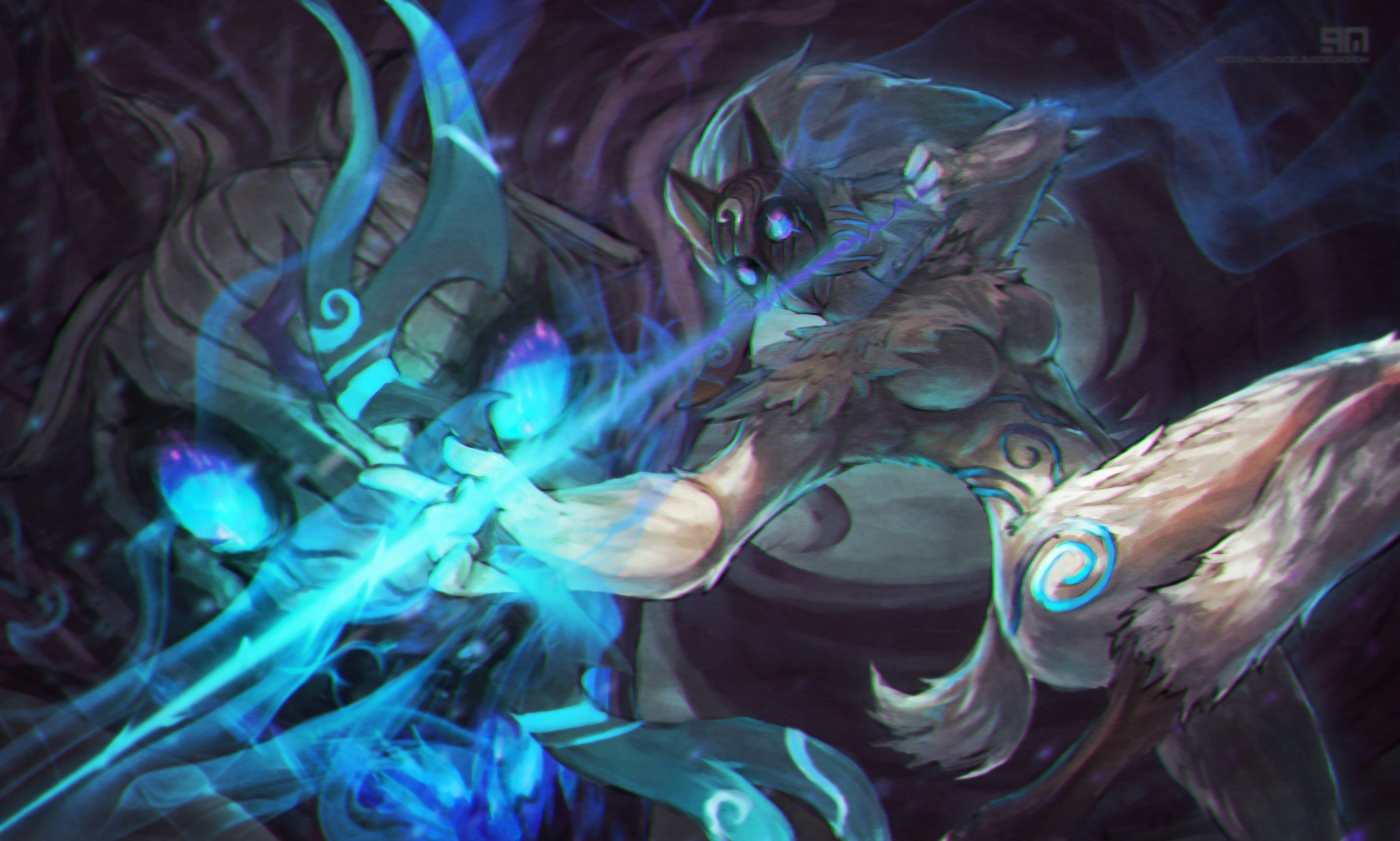 League Of Legends, Kindred Wallpapers Hd / Desktop - League Of Legends Kindred Wallpaper Hd , HD Wallpaper & Backgrounds