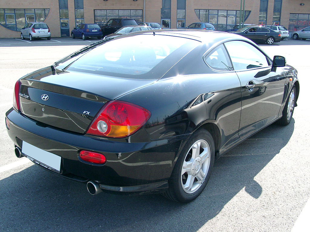 Hyundai Tiburon Rear 20070326 - 2007 Hyundai Tiburon Rear , HD Wallpaper & Backgrounds