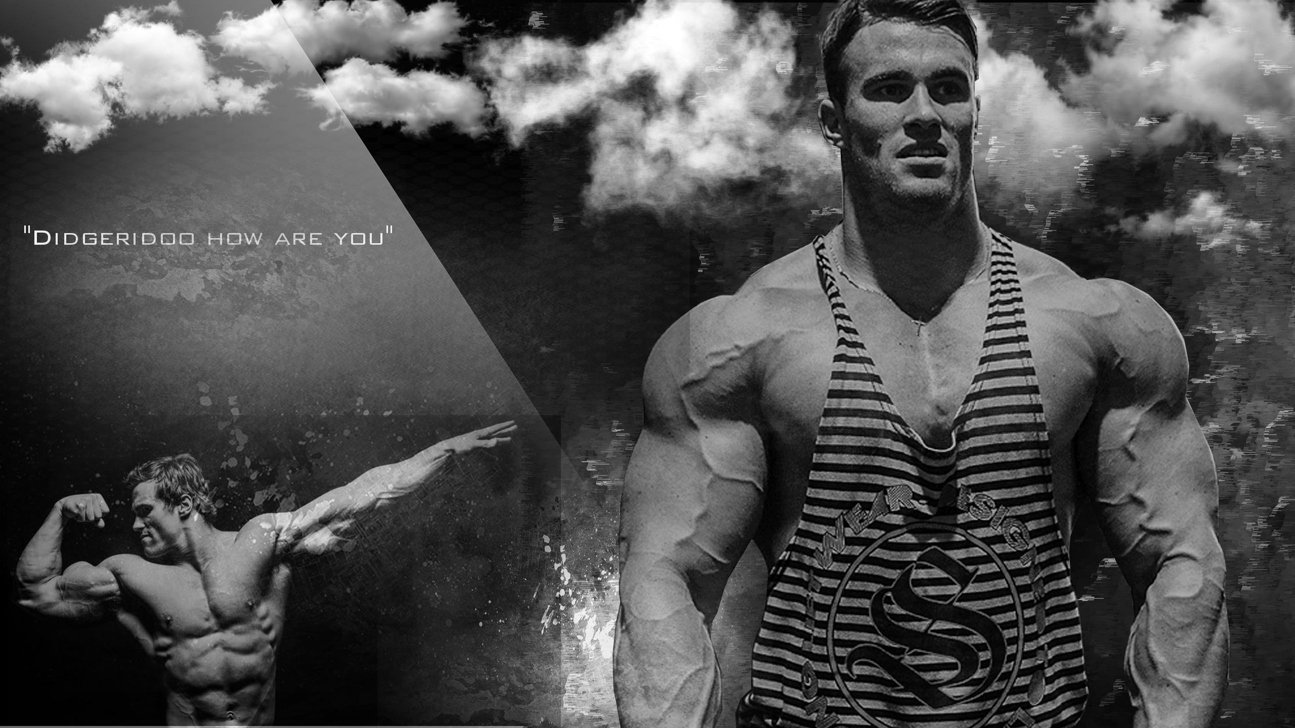 Calum Von Moger* - Monochrome , HD Wallpaper & Backgrounds