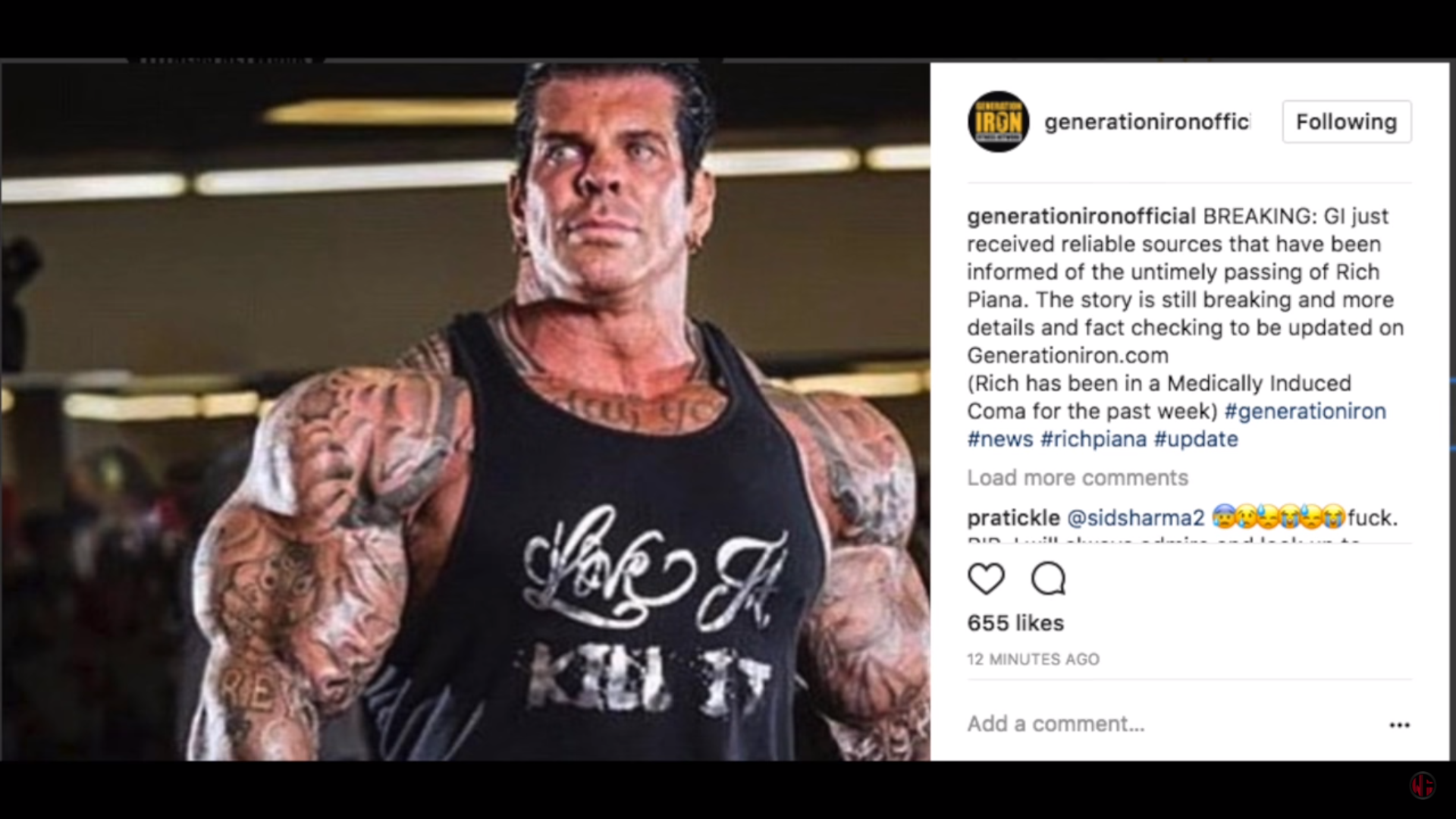 Rich Piana Rip , HD Wallpaper & Backgrounds