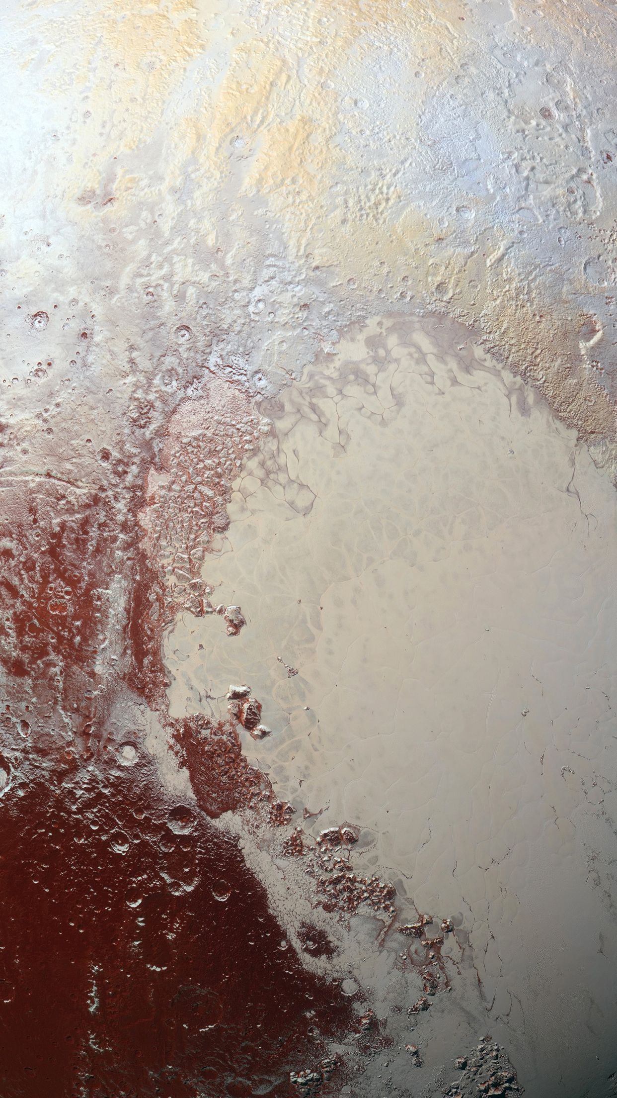 30 Rich Iphone Wallpapers At Wallpaperbro - Red Snow On Pluto , HD Wallpaper & Backgrounds