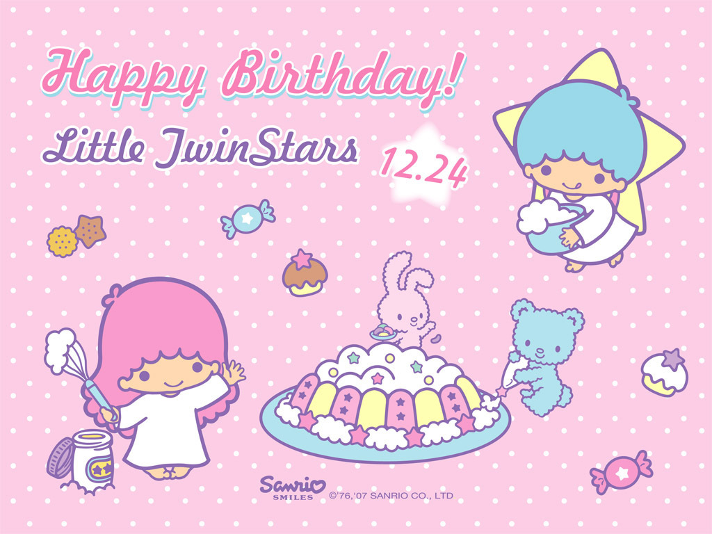 Little Twin Stars Images Birthday Wallpaper Hd Wallpaper - Little Twin Stars , HD Wallpaper & Backgrounds