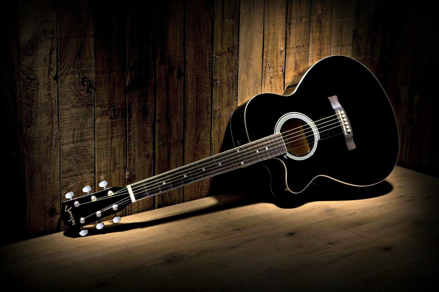 Guitar Wallpaper - Cool Acoustic Guitar , HD Wallpaper & Backgrounds