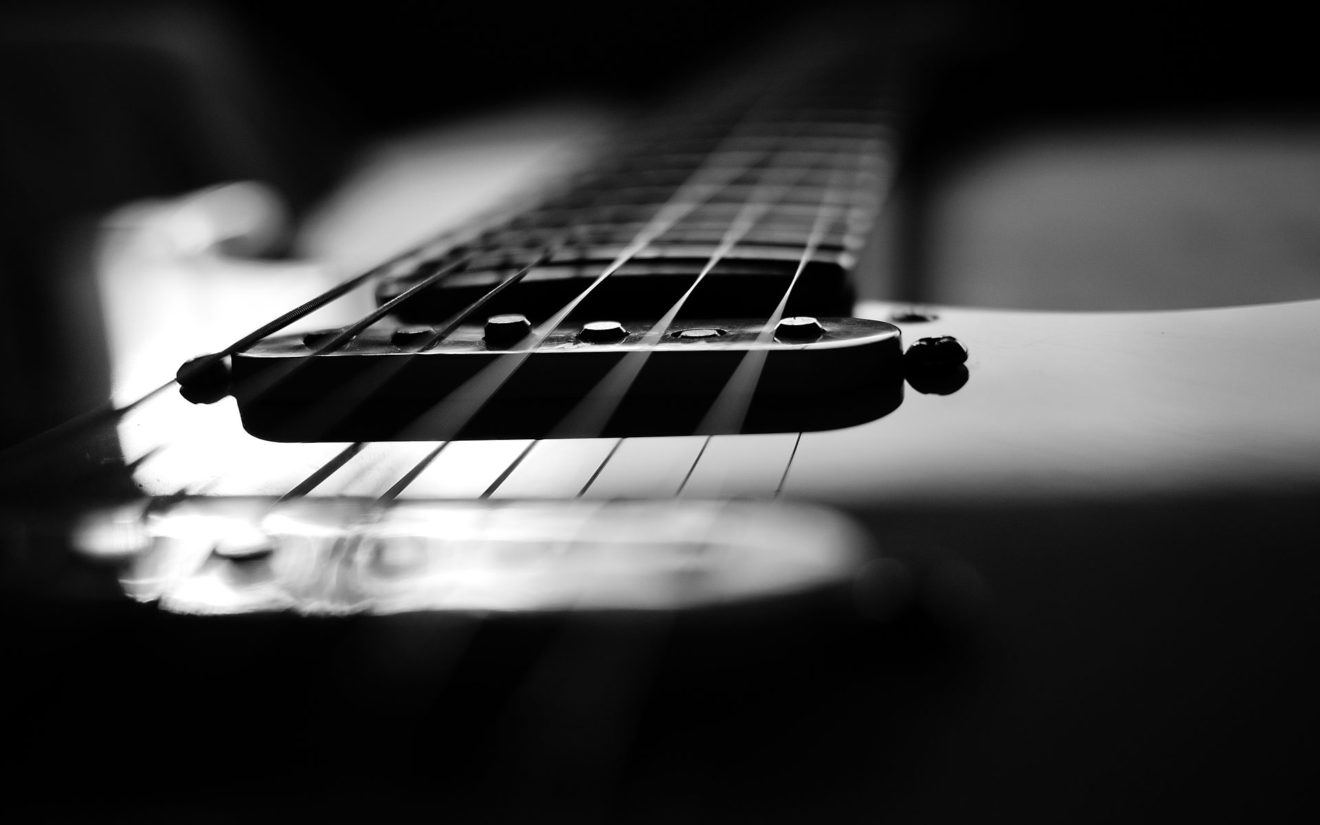 Guitar Wallpaper Black And White - Guitar Black And White , HD Wallpaper & Backgrounds