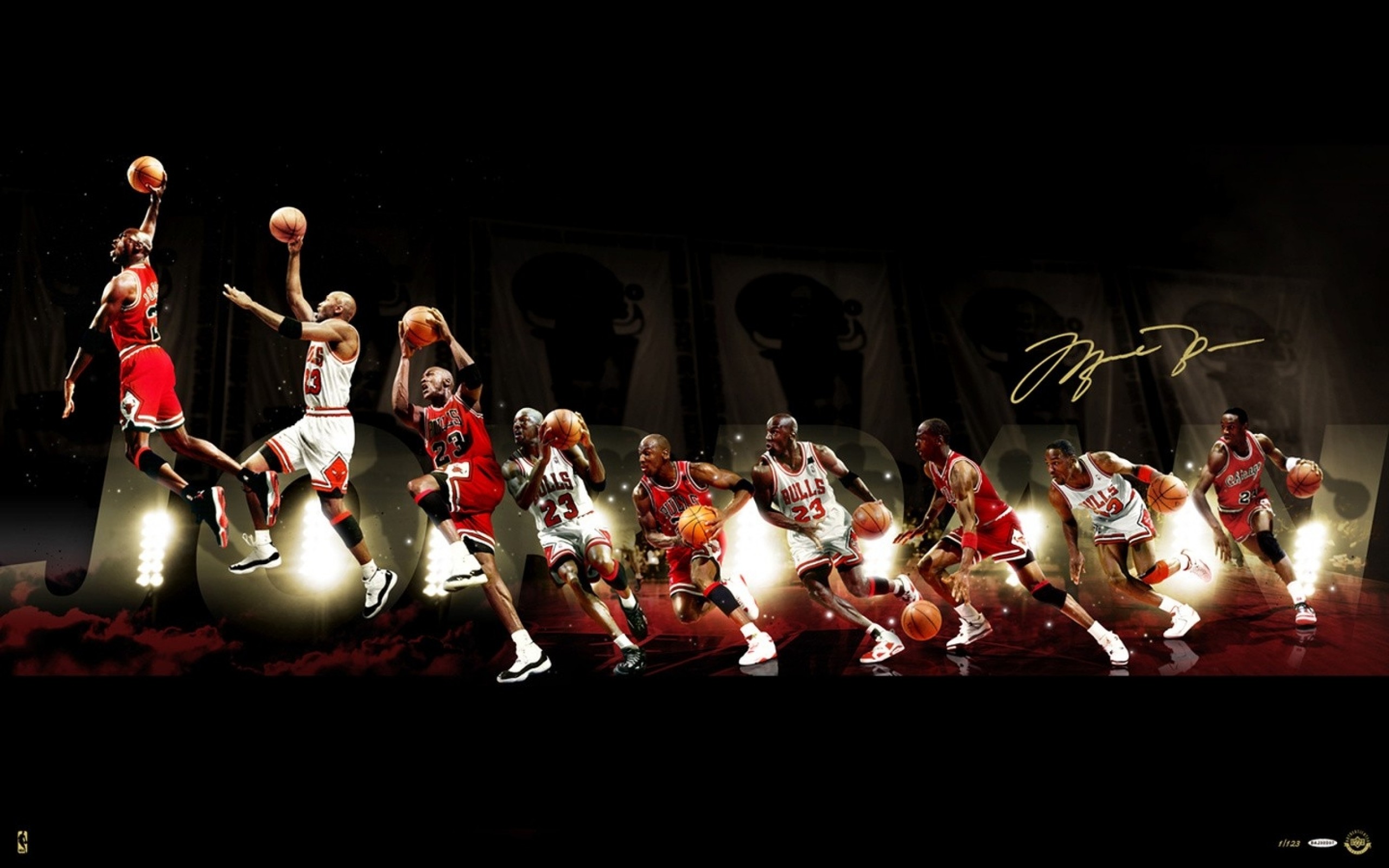 Through The Years - Michael Jordan Hd Poster , HD Wallpaper & Backgrounds