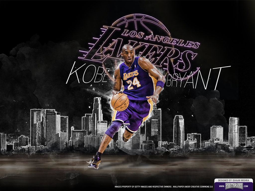 Kobe Bryant Wallpaper - Lakers Wallpaper Of Kobe , HD Wallpaper & Backgrounds