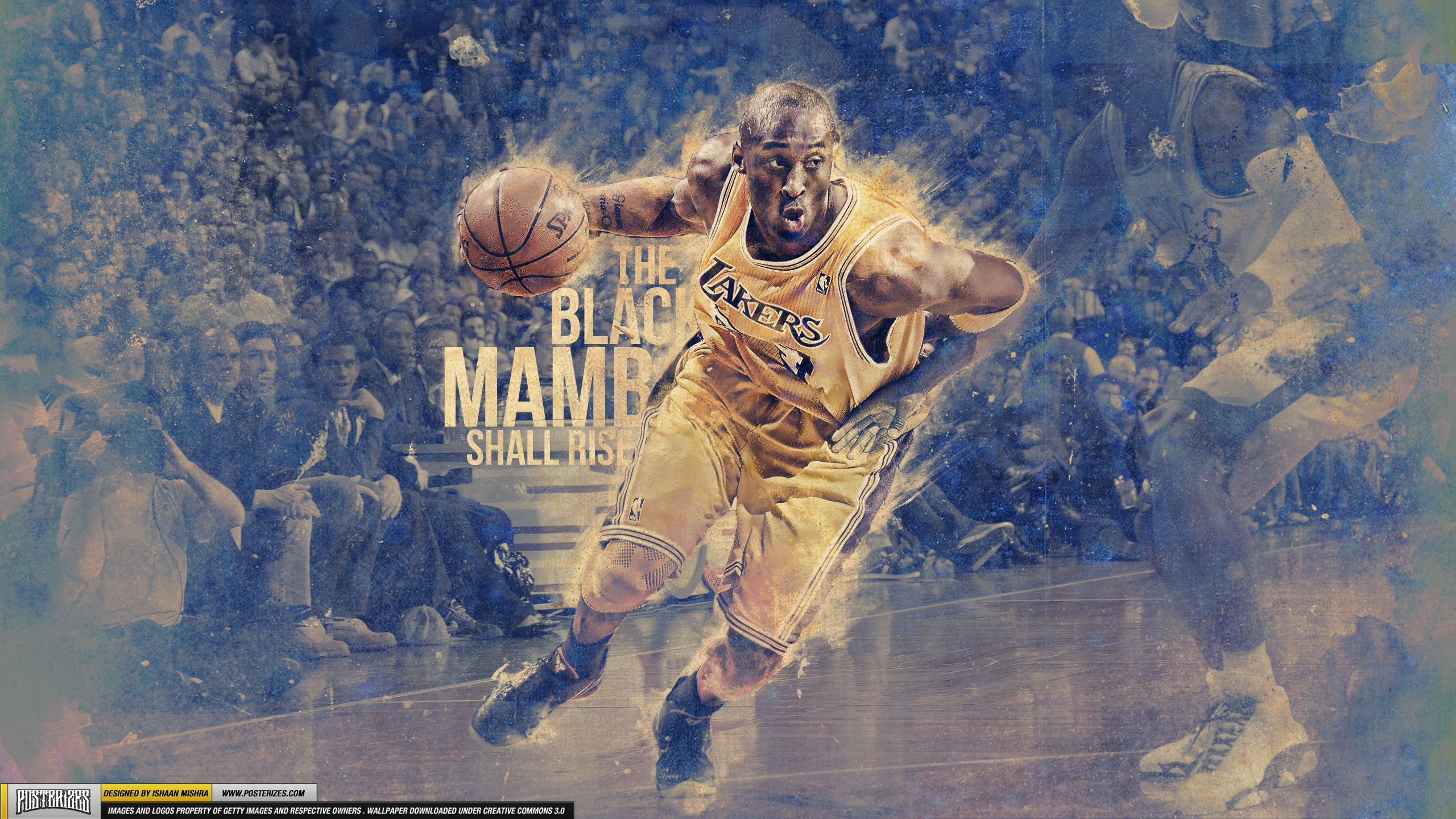 2,560 × 1,440 - Kobe Bryant Edited , HD Wallpaper & Backgrounds