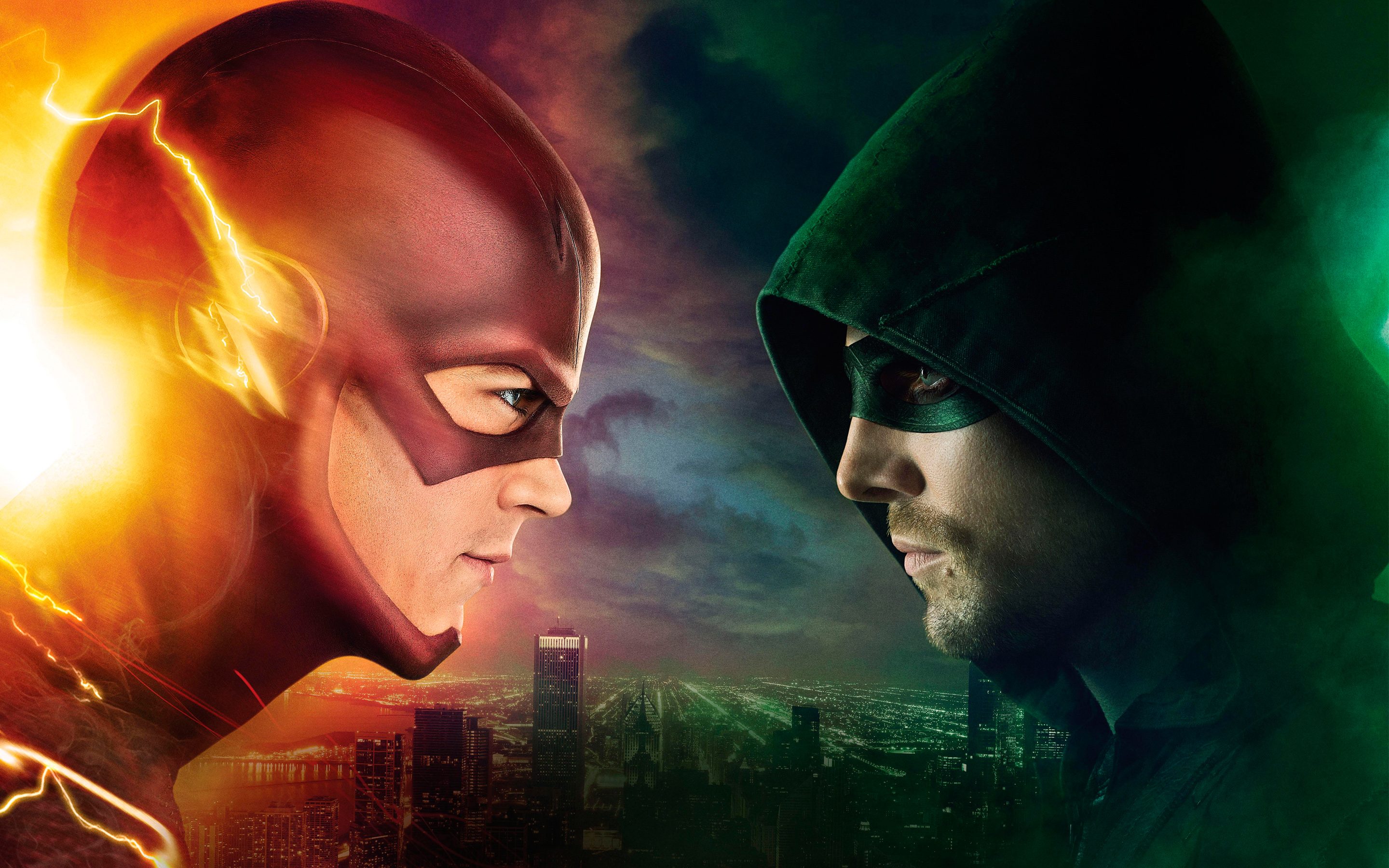 Flash And Arrow , HD Wallpaper & Backgrounds