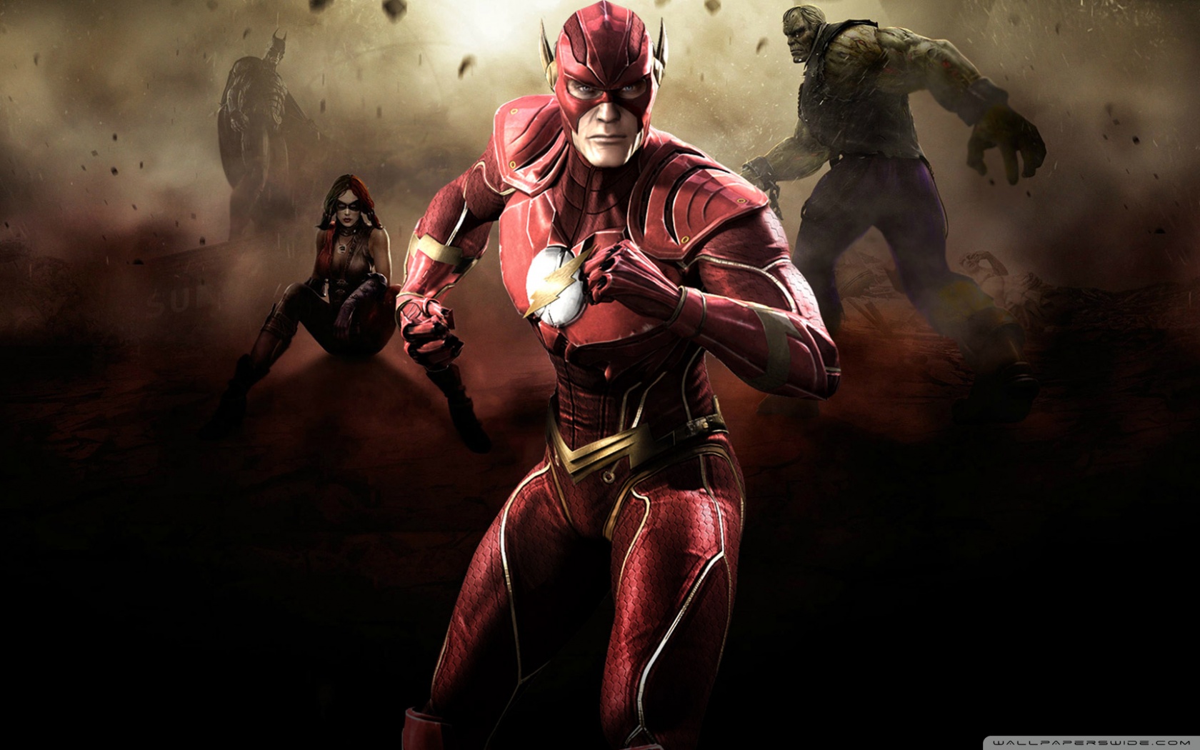Download Wallpaper - Flash Wallpaper Justice League , HD Wallpaper & Backgrounds
