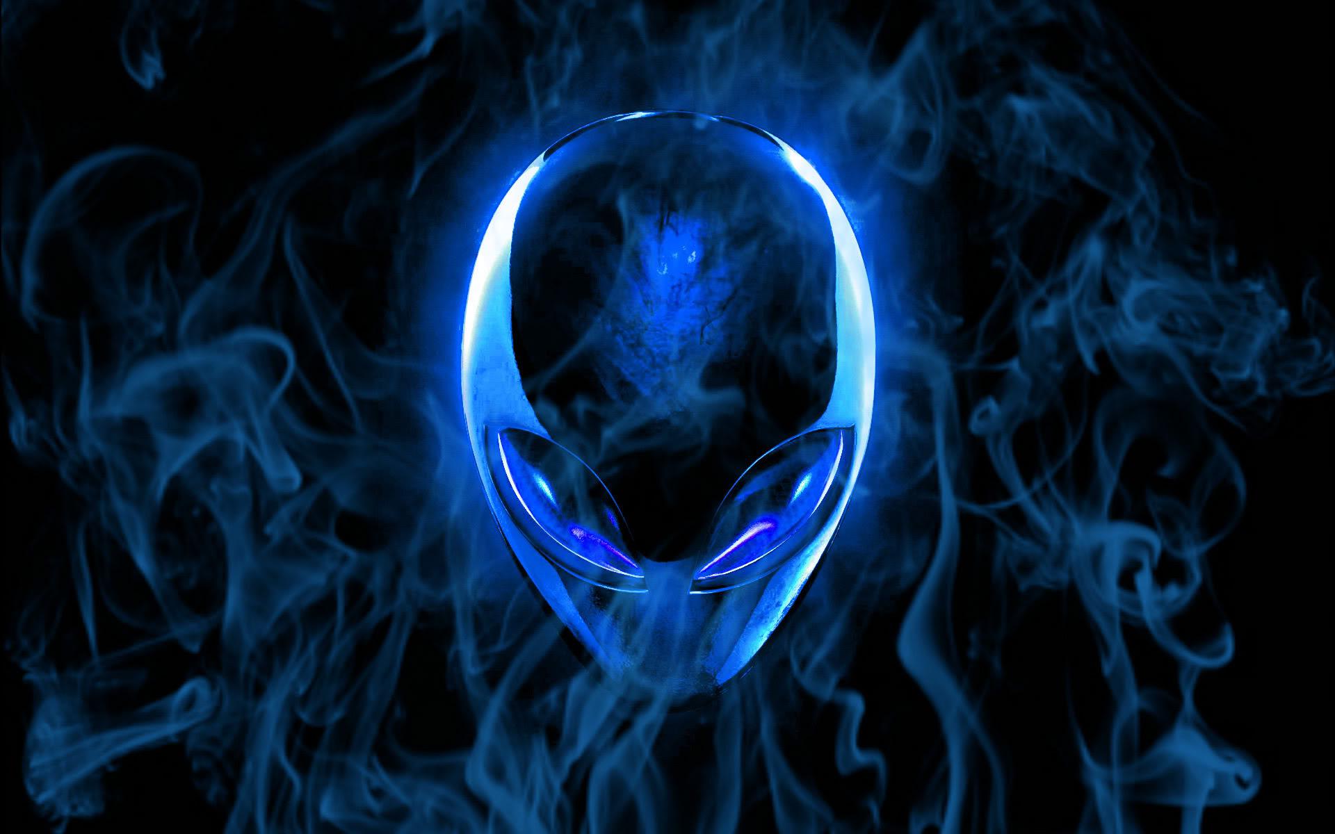 Blue Alien - Alienware Background , HD Wallpaper & Backgrounds